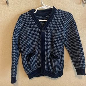 Janie and Jack Boys Blue Cardigan Sweater Size 3